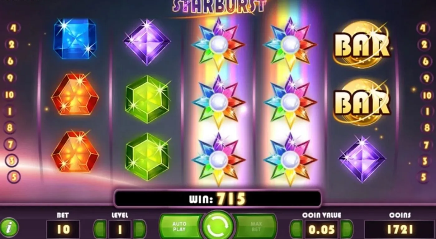 Các tính năng trong game Nổ Hũ Starburst