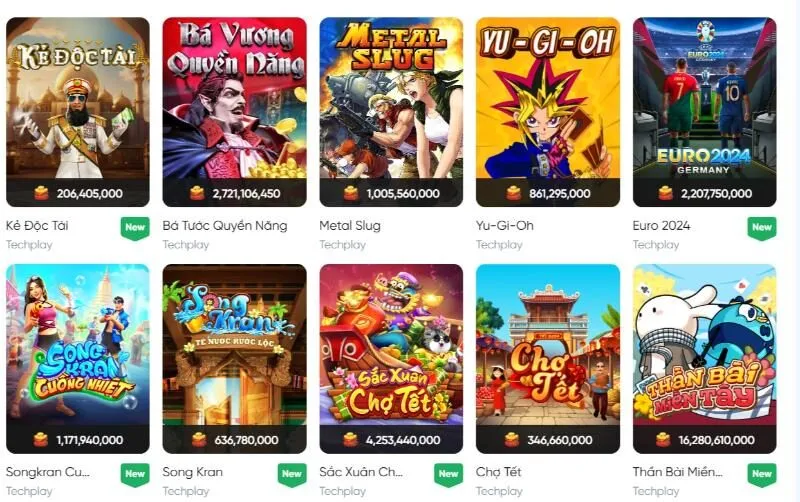 Tổng hợp các game nổ hũ 8live nổi bật nhất.