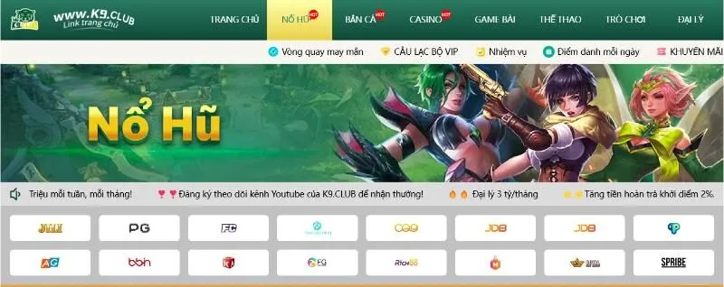 Cùng tìm hiểu về các game nổ hũ K8cc.