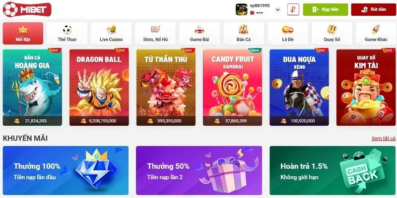 Tìm hiểu kỹ về game nổ hũ Mibet đang gây sốt hiện nay.