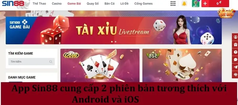 tải app Sin88